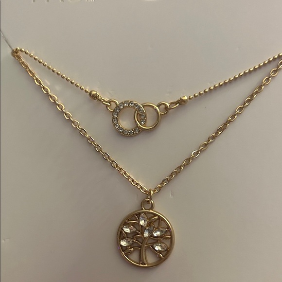 Time and Tru Gold Double Layer Tree of Life Necklaces - Picture 4 of 4